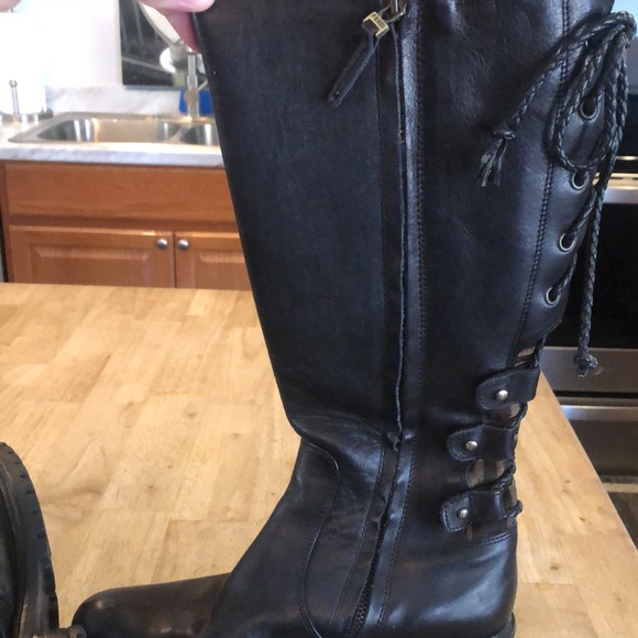Fendi signature (Vintage) Moto Boot sz 38 1/2 - Picture 10 of 10